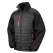 Padded Softshell Jacket Result R237X Black/Red