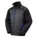Padded Softshell Jacket Result R237X Black/Royal