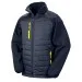 Padded Softshell Jacket Result R237X Navy/Yellow
