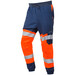 Orange & Navy Hi Vis Leo Ecoviz Hawkridge Jog Trouser JT01
