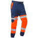 Orange & Navy Hi Vis Leo Ecoviz Hawkridge Jog Trouser JT01