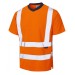 hi Vis Tee Shirt Orange, Leo T02 Front