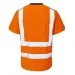 hi Vis Tee Shirt Orange, Leo T02 Rear