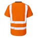 hi Vis Tee Shirt Orange, Leo T02 Rear