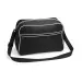 Retro shoulder bag BG014 Black/White