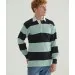 Front Row FR08M,Sewn stripe rugby shirt