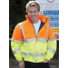 Yellow & Blue Hi Vis Bomber Jacket HVP218
