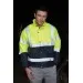Yellow & Blue Hi Vis Bomber Jacket HVP218