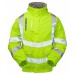 Pulsar Padded Yellow Hi Vis Bomber Jacket PR91