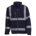 Navy Hi Vis soft shell