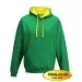 Awdis JH003 Kelly green/Sunflower Yellow
