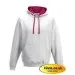 Awdis JH003 Arctic White / Hot Pink