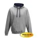 Awdis JH003 Heather Grey/French Nayv