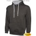 Uneek UC507 Contrast Hooded Sweatshirt