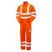 Pulsarail Orange Hi Vis Coverall with Combat Pockets PR339