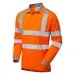 Pulsarail Orange Hi Vis Longsleeve Poloshirt PR470