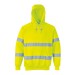 Portwest B304 Hi-Vis Hooded Sweatshirt Yellow