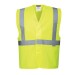 Portwest C472 Hi-Vis 1 Band Vest Yellow