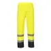 Portwest H444 Hi-Vis Classic Contrast Trouse Yellow