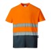 Portwest S173 2-Tone Cotton Comfort T-Shirt Ora-Nav