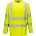 Portwest S178 Hi-Vis Long Sleeved T-Shirt Yellow