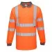 Portwest S277 Hi-Vis Polo ShirtL/S Orange