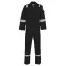 Portwest FR21 FR Antistatic Coverall Black