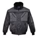 Security Black Two Tone Pilot Jacket Portwest PJ20 Security Black Two Tone Pilot Jacket Portwest PJ20