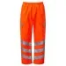 Pulsarail Orange Hi Vis Waterproof Overtrouser PR503