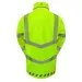 Waterproof breathable hi vis coat yellow Pulsar EVO100