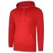 Uneek UX4 Hooded Sweatshirt Red