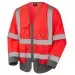 Red Long sleeve hi vis vest