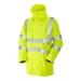 Breathable Hivis Coat Leo A04 Yellow