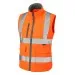 Women's Hivis Bodywarmer Leo BWL01 Orange
