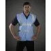 Sky Blue Hi Vis Vest