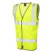 Hi Vis Vest with Mesh Shoulder Panel
