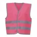 Kids Hivis Vests Fluorescent Pink