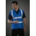 Leo Hi Vis Vest In Royal Blue​​​​​​​ W05