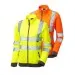 Ladies Zipped Hi Vis Sweatshirt Leo SSL03
