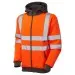 Hi Vis Zipped Hooded Sweatshirt LEO SS02 Orange