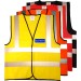 Hi Vis Vest With Blue And Silver Electricity Print