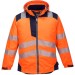 Portwest T400 Vision Hi-Vis Rain Jacket Orange/Navy