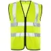 Yellow Zip up Hi Vis Vest