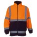 Oraneg anvy hi vis fleece