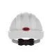 EVO3 Vented Safety Helmet With Wheel Ratchet JSP White Rear