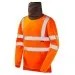 Hi Vis Sweatshirt With Built in Face Covering Snood SS06 Orange