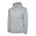 Uneek UX8 Children's Hooded Sweatshirt Heather Grey