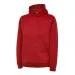 Uneek UX8 Children's Hooded Sweatshirt Red