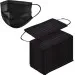 Black Disposable Face Mask 3 Layer Pack of 50