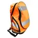 Hi Vis Bag With Black Trim And Reflective Tape Orange